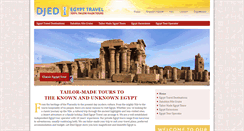 Desktop Screenshot of djedegypt.com