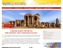 Tablet Screenshot of djedegypt.com